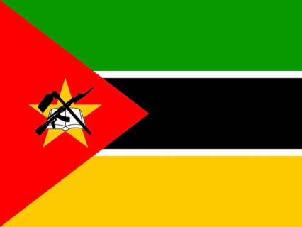 Official national flag of Mozambique
