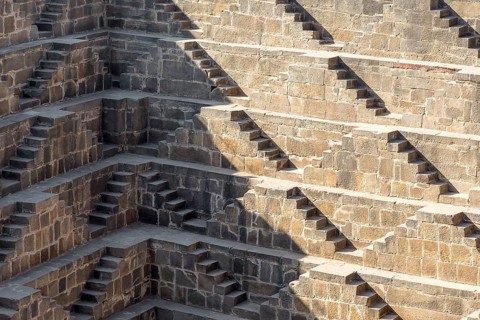 Colossal stepped water tank