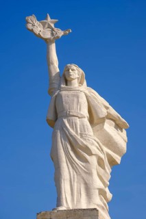 Monument to Mother Albania at the Martyrs' Cemetery