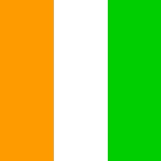 Official national flag of Cote d'Ivoire