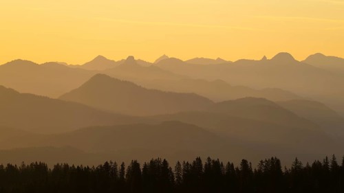Mangfall mountains with Wallberg