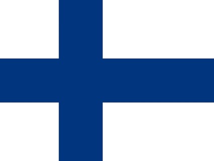 Official national flag of Finland