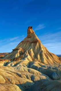 Castildeterra rock formation in the Bardena Blanca area