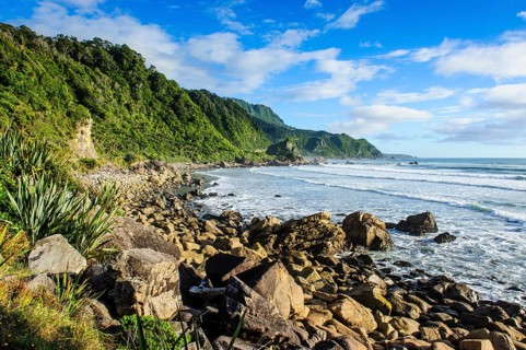 Untouched west coast between Greymouth and Westport
