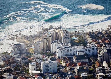 View from Signal Hill to Cape Town Sea Point-Bantry Bay