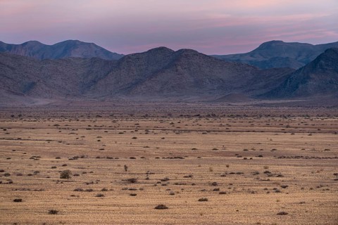 Dry landscape of the Naukluft mountains