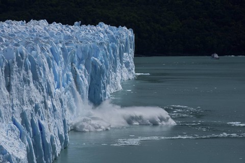 Perito Moreno Glacier calving into Lago Argentino