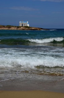 Small chapel on a small offshore island
