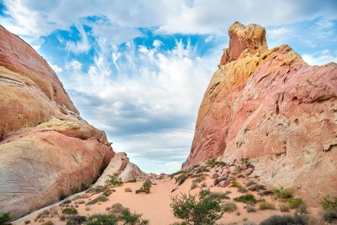 Orange-red rock formations