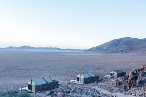 Luxury tents in the Namib Desert