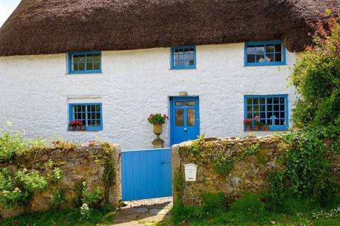 Traditional thatched house