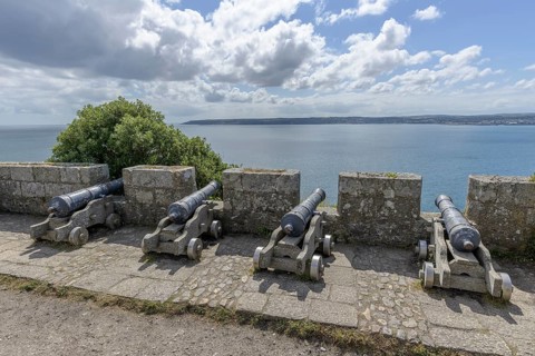 Cannons in the castle