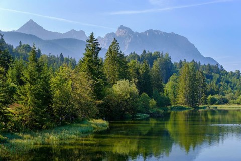 Isar reservoir Krun