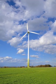 Active wind turbine