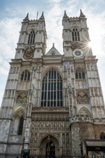 Double towers of Westminster Abbey