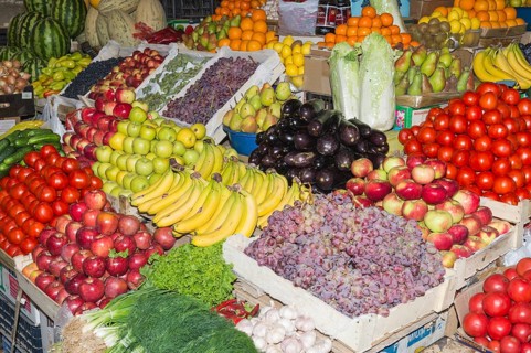 Fruit and vegetable stall