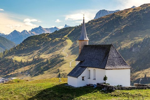 St. Jakobuskapelle on the Hochtannbergpass