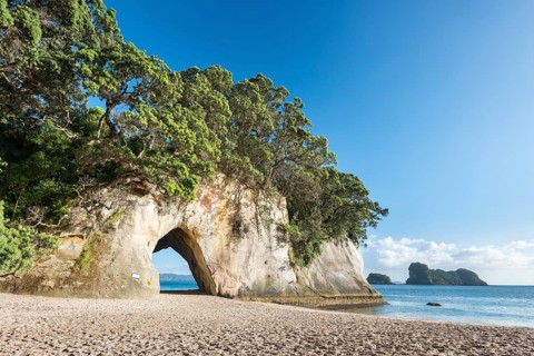 Bay Cathedral Cove with Natural Arch