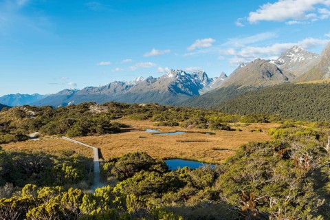 View of Little Mountain Lake and Ailsa Mountains