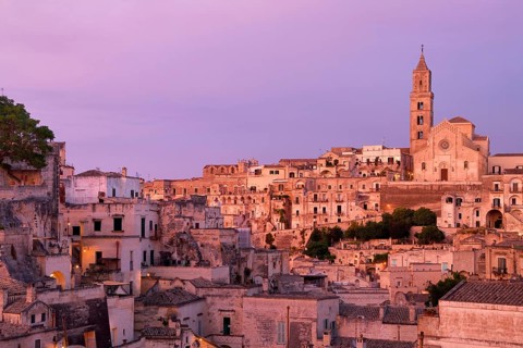 Medieval old town with cathedral
