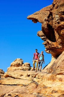 Hiking around Little Petra