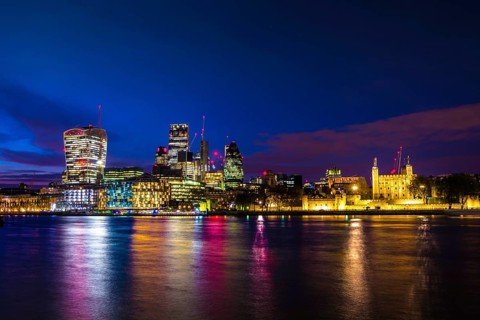 Skyline of the City of London