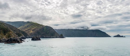 Coast on the sea