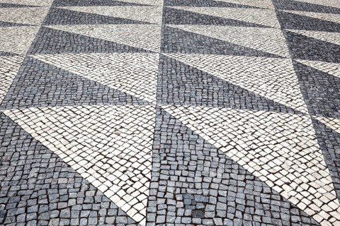 Mosaic pavement