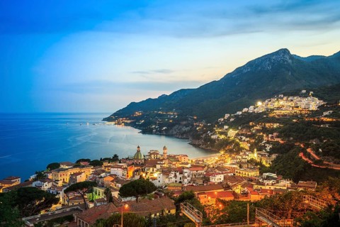 Vietri Sul Mare at dusk
