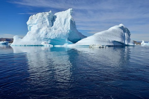 Iceberg drifting in Sermilik Fjord