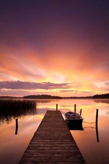 Sunrise at Lake Rheinberger