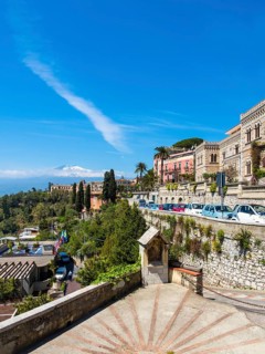 Taormina with Mount Etna