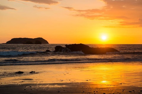 Sunset at Playa Espadilla