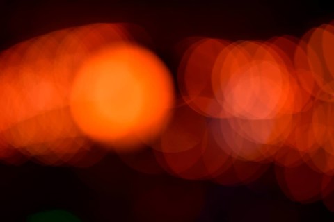Red lens flares