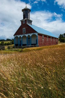 Unesco world heritage site the wooden church of Puchilco