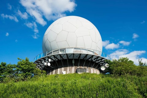 Former radar dome