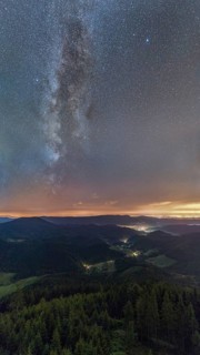 Milky Way over the Renchtal Valley