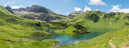 Schrecksee and Allgau Alps