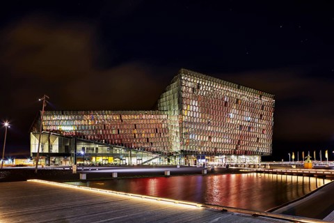 Concert Hall Harpa at night