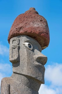 Moai in the Ahu Tahai Complex
