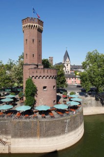 Malakoff Tower and Hafenterrasse cafe
