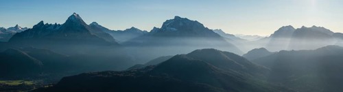Panorama of the Berchtesgaden Alps
