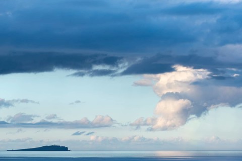 Cloud formation over the North Sea with Copinsay Island