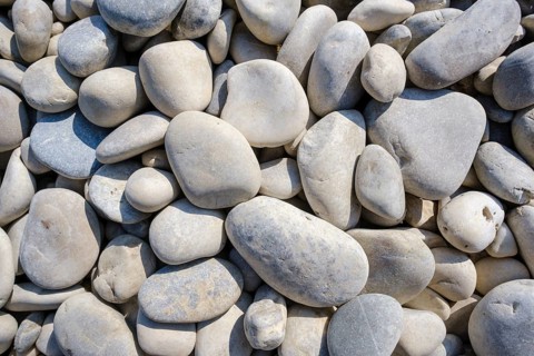 River pebbles on the Isar