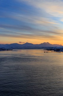 Tromsoysund in winter