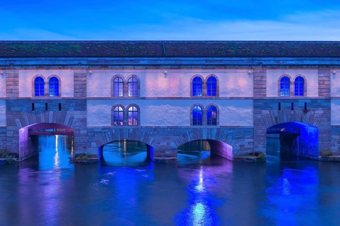 Watergate Barrage Vauban at twilight