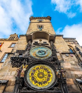 Astronomical clock on Town Hall Tower