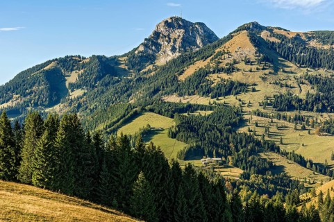 View from Sudelfeld to Wendelstein