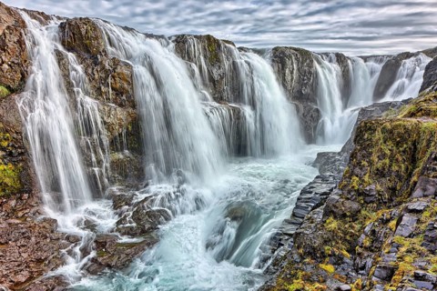 Kolufossar waterfall