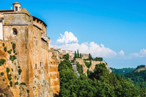 City walls of the Old Town of Orvieto